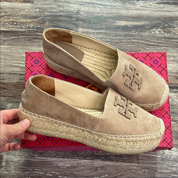 Tory Burch Shoes - Tory Burch Beige Espadrille Loafers